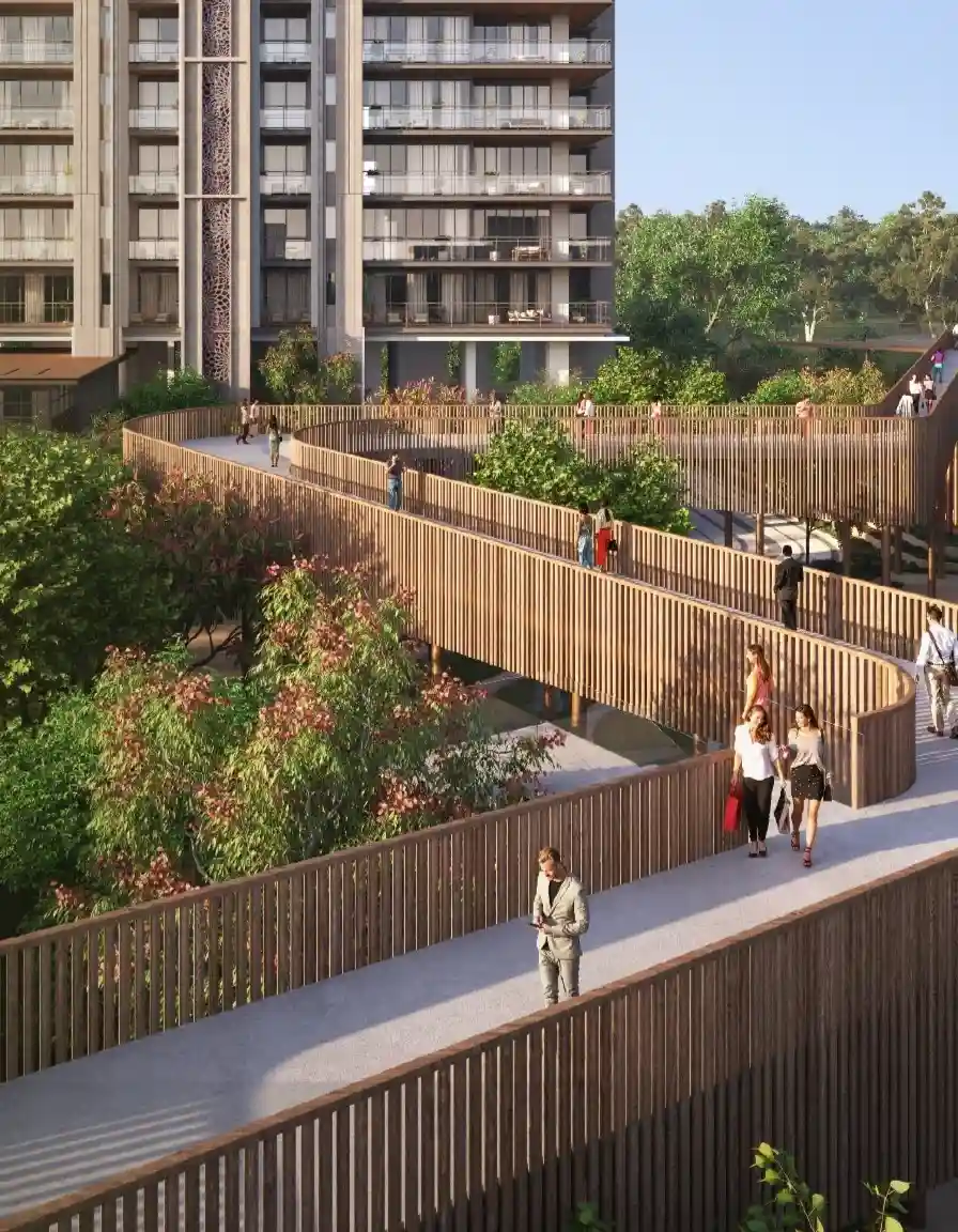 Sobha Crescent Sector 63A Elevated walkaway Amenity